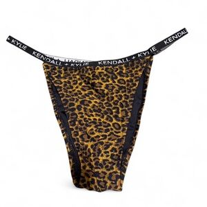 Kendall & Kylie Leopard Print Bikini Bottoms